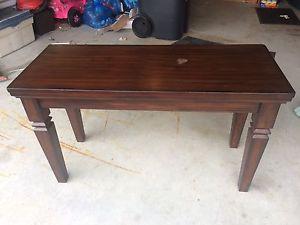 Hard wood table / hallway or sofa table