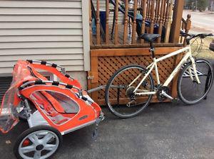InStep Robin Two Seat Portable Bike trailor and Men's