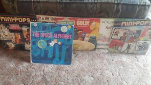 LOT OF 6 KIDS VINTAGE RECORDS IN VERY GOOD CONDITION