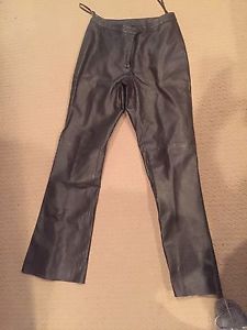 Leather pants size 8