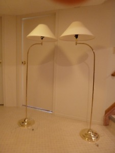 Matching floor lamps