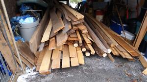 Mixed lot of boards /lumber for sale or trade