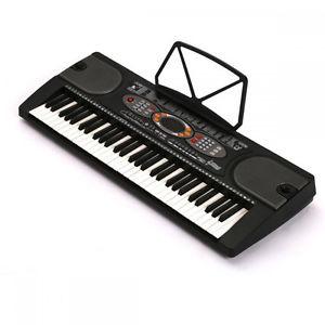 New Black 61 Key Electronic Music Keyboard Electric Piano