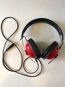 Panasonic RETRO RED adjustable over-ear headphones