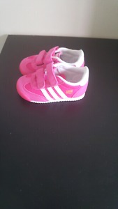 Pink Adidas sneakers