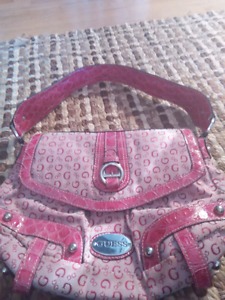 Pink Guess handbag