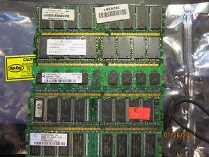 RAM Memory for laptops and desktops 256 mb,512 mb,1 gb, 2 gb
