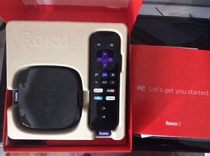 Roku 3 still in box with everything and HDM1 cable included.