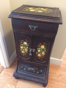 Rustic style side table