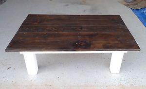 Solid real wood coffee table