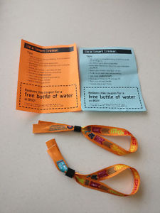 Two BSD wristbands for sale