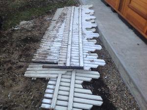 White Picket Fence Panels