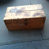 Wooden Chest Trunk Old