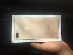 iPhone 7Plus Gold 128GB... **SEALED/UNOPENED BOX**