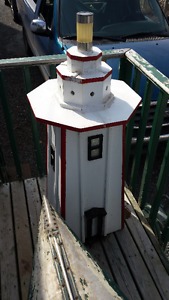 outdoor lighthouse lawn ornament