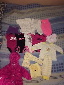 0-3 month & 3-6 month clothing lot