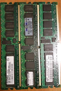 1 GB DDR Server Memory - 6 available