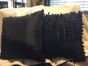 2 Beautifiul Decor Throw Cushions 17X17