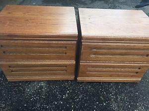 2 drawer end tables