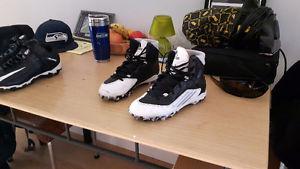 2 pairs of football cleats
