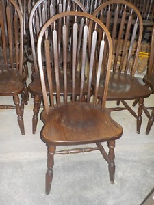 80 SOLID OAK HOOP BACK CHAIRS FOR SALE!