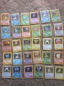 All original Pokemon cards