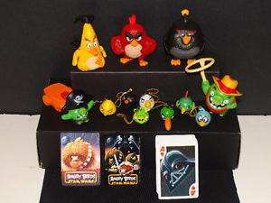 Angry Birds Star Wars Playing Cards & Action Figures