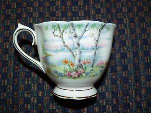 Antique Bone China Tea Cups, Royal Albert, ABJ Grafton