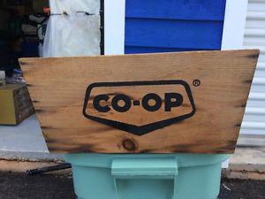 Antique Wooden Co-Op Box