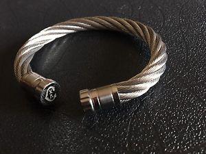 Authentic Men's Bangle Chariol Twisted Cable Bracelet