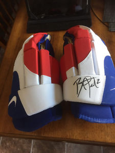 Autographed HOckey Gloves