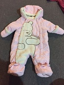 Baby girl snow suits 3-6 months