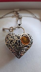 Beautiful Sterling Silver Heart Necklace