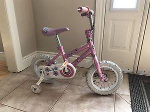 Bicycle 12 inch wheels with training wheels