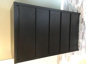 Black 5 Drawer Dresser