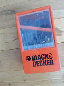 Black and Decker General Purpose Drill Bit Set, good