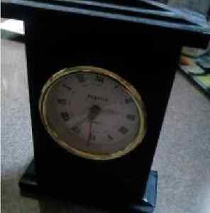 Black mantel clock
