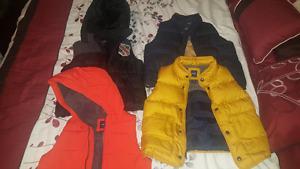 Boys Vests: 3 Gap and 1 Roots (See desc for prices/sizes)