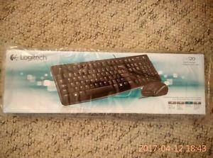 Brand New Logitech MK120 Wired Keyboard and Mouse Combo