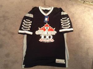 CFL 100th anniversary Grey Cup jersey BNWT
