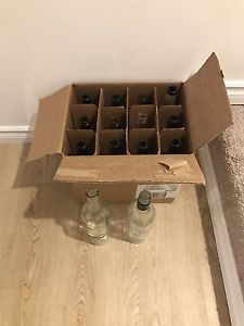 Clean Empty Wine Bottles