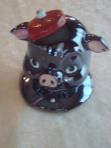 Cookie Jar Lid - Piggy