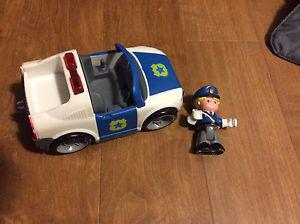 Eddy and his police cruiser little people fisher price