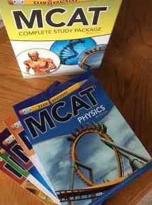 Examkrackers MCAT books complete set 8th edition