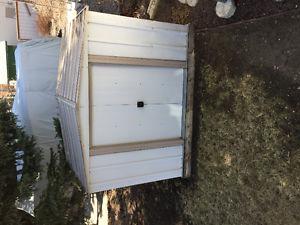 FREE metal-sided shed!