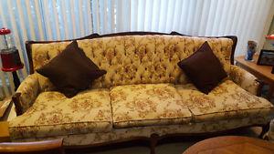 French Provincial sofa and chairs