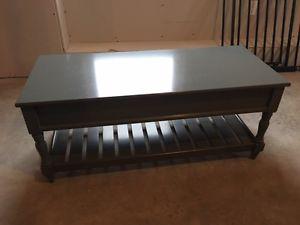 Grey Coffee Table / Bench with storage