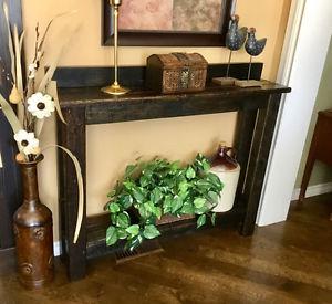 Hall Table - reclaimed wood hand made