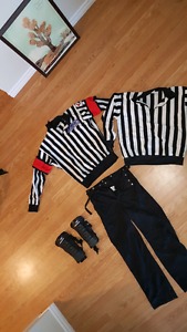 Hockey referee and linesman equipment