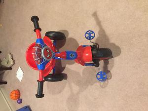 Huffy ultimate Spider-Man tricycle